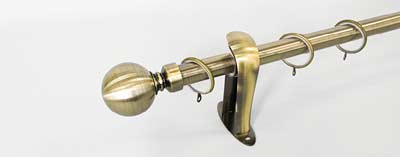 ราวผ้าม่านผลิตจากเหล็ก ขนาด25มม. 