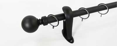 ราวผ้าม่านผลิตจากเหล็ก ขนาด25มม. 