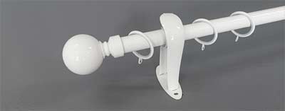 ราวผ้าม่านผลิตจากเหล็ก ขนาด25มม. 