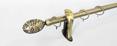 ราวผ้าม่านผลิตจากเหล็ก ขนาด25มม. 