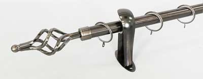 ราวผ้าม่านผลิตจากเหล็ก ขนาด25มม. 