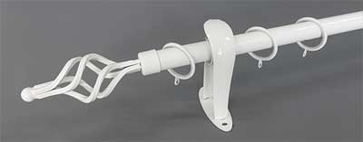 ราวผ้าม่านผลิตจากเหล็ก ขนาด25มม. 