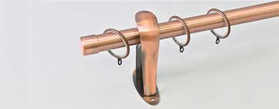 ราวผ้าม่านผลิตจากเหล็ก ขนาด25มม. 