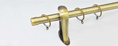 ราวผ้าม่านผลิตจากเหล็ก ขนาด25มม. 