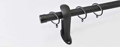 ราวผ้าม่านผลิตจากเหล็ก ขนาด25มม. 