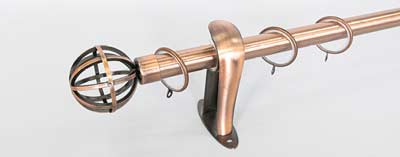 ราวผ้าม่านผลิตจากเหล็ก ขนาด25มม. 