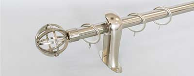 ราวผ้าม่านผลิตจากเหล็ก ขนาด25มม. 