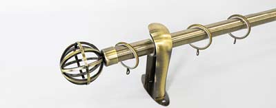 ราวผ้าม่านผลิตจากเหล็ก ขนาด25มม. 