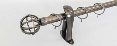 ราวผ้าม่านผลิตจากเหล็ก ขนาด25มม. 