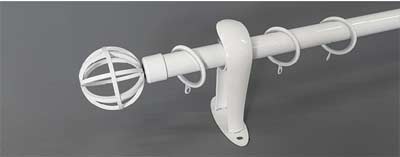 ราวผ้าม่านผลิตจากเหล็ก ขนาด25มม. 