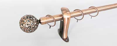 ราวผ้าม่านผลิตจากเหล็ก ขนาด25มม. 