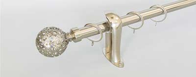 ราวผ้าม่านผลิตจากเหล็ก ขนาด25มม. 