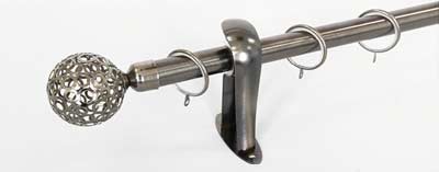 ราวผ้าม่านผลิตจากเหล็ก ขนาด25มม. 