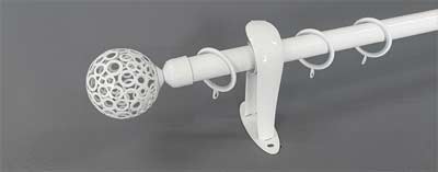 ราวผ้าม่านผลิตจากเหล็ก ขนาด25มม. 