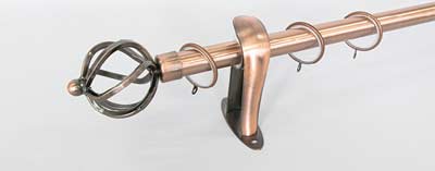 ราวผ้าม่านผลิตจากเหล็ก ขนาด25มม. 