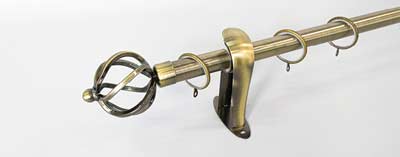 ราวผ้าม่านผลิตจากเหล็ก ขนาด25มม. 