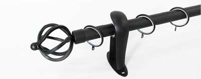 ราวผ้าม่านผลิตจากเหล็ก ขนาด25มม. 