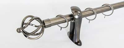 ราวผ้าม่านผลิตจากเหล็ก ขนาด25มม. 