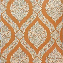 วอลล์เปเปอร์ลายไทย ลายพุ่มข้าวบิณสีเหลือง รหัสj504