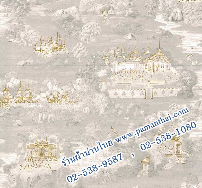 ลายรามเกียรติ์ รหัส RAT-702